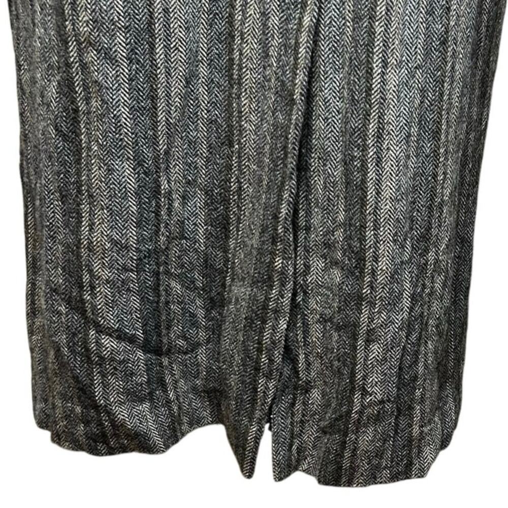 VTG Newport News Gray Rayon Wool Blend Pencil Skirt Minimalist 90s Size 8 Grunge - Picture 15 of 15